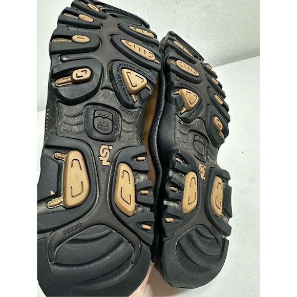 Timberland Trek Travel ACT Slip-On Loafers Mules Brown Leather Sz 11,5 M Slides - Picture 7 of 14